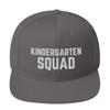 CreativeTees4You Kindergarten Squad - Snapback Hat, Kinder Teacher, Kindergarten Teacher, Teacher Appreciation Gift Dark Grey view 1