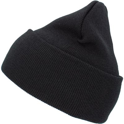 1 Pcs of Warm Winter Knit Cuff Beanie Cap Daily Ski Hat (Black)
