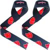 Anime Lifting Straps - Padded Wrist Straps for Weightlifting, Bodybuilding, Gym Workouts, Powerlifting, Deadlifts & Fitness (Soft Cotton 23.5 inch, 1 Pair) (Clouds) view 1