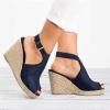 Wedge Sandals for Women, XHLEMON Summer Peep Toe Wedge Sandals Ankle Strappy Espadrille Platform Sandals Slingback Sandals view 4