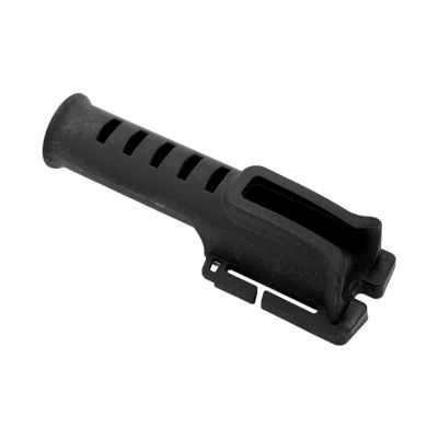 HOHXFYP Waist Belt Fishing Rod Holder,ABS Lightweight Easy Installation Fishing Rod Belt Holder,Portable Fishing Rod Inserter (S-Black)