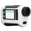 Golf Rangefinder, Voice Broadcast 656 Yards 6.5X Magnification Golf Range Finder LCD Rechargeable Distance Finder with Tripod for Golf Tournament, Outdoor Sports (White) view 1