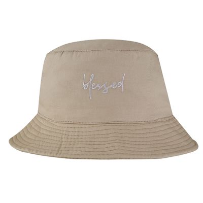 Bucket Hat  Stylish Bucket Hat for Women and Men  Breathable Cotton  Universal Size (Brown)