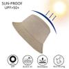 Bucket Hat  Stylish Bucket Hat for Women and Men  Breathable Cotton  Universal Size (Brown) view 2
