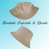 Bucket Hat  Stylish Bucket Hat for Women and Men  Breathable Cotton  Universal Size (Brown) view 3