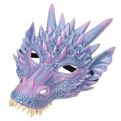 ibasenice Halloween Dragon Mask 3D Lifelike Animal Mask for Cosplay Party Masquerade Carnival Costume Accessory