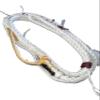 Calf Rope White Poly - 9x7 Right Hand 5/8" x 5/8" soft - EPT Bull Ropes Riding Rope 10' view 1
