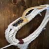 Calf Rope White Poly - 9x7 Right Hand 5/8" x 5/8" soft - EPT Bull Ropes Riding Rope 10' view 3