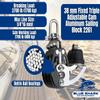 Blue Shark 2261-38 mm Fixed Triple Adjustable Cam Aluminum Sailing Block - Max Line: 1/4 (6 mm), Safe Working Load (SWL): 1700 lbs, Breaking Load: 3700 lbs (5-Pack) view 2