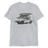 1978 Datsun 280z JDM Car Art Retro Automotive T-Shirt Sport Grey view 1