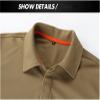 Summer Polo Shirt Mens Short Sleeve Quick Dry Outdoor Work Golf T-Shirt Tops Hiking Polo Shirt view 3