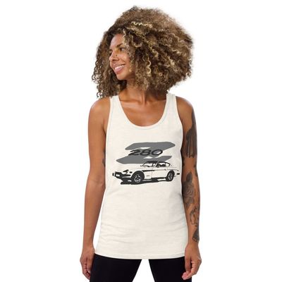 1978 Datsun 280z JDM Car Art Retro Automotive Tank Top