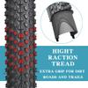 SIMEIQI 2 Pack 26"x1.95" Inch 60TPI Bike Tires with or Without Inner Tubes and Levers for Mountain Replacement City Road Trails Bicycle Tires (26X1.95-2 Tires 2 Tubes 2 Levers) view 2