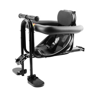 YouTeMei Child Bike Seat, Front Mount Bike Seat for Mountain Bike, Kid Bike Carrier with Handrail Seat Belt and Pedal,PVC Hard Seat