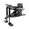 YouTeMei Child Bike Seat, Front Mount Bike Seat for Mountain Bike, Kid Bike Carrier with Handrail Seat Belt and Pedal,PVC Hard Seat view 1