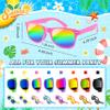 Kids Sunglasses Party Favors Bulk, Neon Sunglasses with UV400 Protection for Gilrs Boys Kids (24, multicolour) view 2