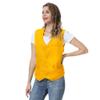TopTie Unisex Button Vest Work Wear Uniform Vest-Yellow-L view 2