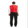 TopTie Unisex Button Vest Work Wear Uniform Vest-Yellow-L view 3