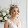 Bridal Tiara Zircon Crown - Luxury Zircon Wedding Headpiece for Bride, Quinceanera Pageant, Prom, Formal Dinner & Birthday Celebration view 2