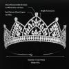 Bridal Tiara Zircon Crown - Luxury Zircon Wedding Headpiece for Bride, Quinceanera Pageant, Prom, Formal Dinner & Birthday Celebration view 3