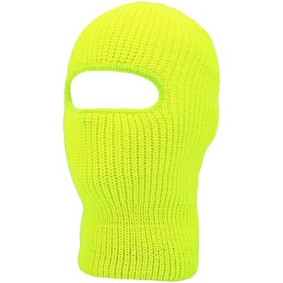 1 Pcs of 3 Hole Ski Mask Warm Balaclava Winter Ski Hat (Neon Lime (One Hole))
