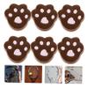 6pcs Cartoon Tennis Racquet Vibration Dampeners Rubber Shocking Absorbers for Tennis Rackets Easy to Install Durable and Adorable Design for All Ages view 3