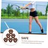 6pcs Cartoon Tennis Racquet Vibration Dampeners Rubber Shocking Absorbers for Tennis Rackets Easy to Install Durable and Adorable Design for All Ages view 4