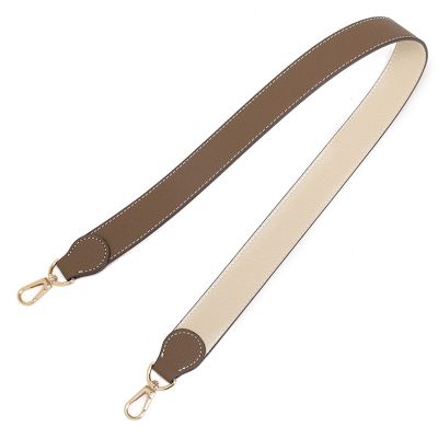 AB Color Cow Leather Crossbody Bag Strap Women Handbag Handle Belt Shoulder Guitar Strap Purse Replacement Accessories (Color : 3, Size : Black metal-85cm)