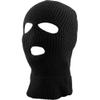 1 Pcs of 3 Hole Ski Mask Warm Balaclava Winter Ski Hat (Black)