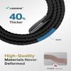 FAIRWIN Men's Golf Belt, Stretch Braided Elastic Woven Casual Jeans Belts 1 3/8" Nylon Web Work Belts for Men view 4