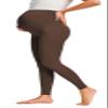 JOYSPELS Smooth Feeling Maternity Leggings Over The Belly with Pockets Workout Pregnancy Leggings view 2