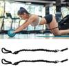 Abdominal Wheel Elastic Rope - Resistance Bands for Core Strength Training Multi-Functional Ab Roller with Cloth Cover for Home and Gym Use view 2