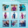 Goldfin Kids Wetsuit for Boys Girls, 3mm Shorty Wetsuits Neoprene Front Zip Wet Suits for Water Sports Surfing Swimming Snorkeling Diving Blue Size 6 view 3