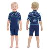 Goldfin Kids Wetsuit for Boys Girls, 3mm Shorty Wetsuits Neoprene Front Zip Wet Suits for Water Sports Surfing Swimming Snorkeling Diving Blue Size 8 view 1