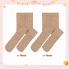 American Trends Tights for Girls Dance Tights Toddler Footed Ballet Stockings for Girls School Uniform Pants Leggings for Baby Girls Nude&Nude-2 Pairs 1-3T view 4