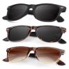 KALIYADI Polarized Sunglasses for Men and Women Matte Finish Sun glasses Color Mirror Lens UV Blocking (3 Pack) view 1