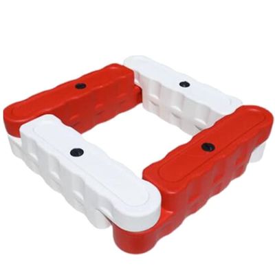 GRRICEPL Go Kart Track FenceRace Car Track for Go Kart and Bumper Cars for Outdoor Square Street Road Driveway Construction Lot Water-Filled Barrier Fence (Color : White, Size : 100x20x25cm)