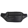 Waist Chest Bag, Leather Fanny Pack, Men and Women Money Belt Bag, Outdoor Cross Body Sports Pouch for Travel, Walking, Running, Hiking, Cycling view 2