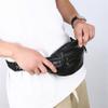 Waist Chest Bag, Leather Fanny Pack, Men and Women Money Belt Bag, Outdoor Cross Body Sports Pouch for Travel, Walking, Running, Hiking, Cycling view 4