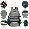 Goloni Soccer Backpack for Men and Women,Sports Bag with Ball Compartment,Gym Backpack with Shoe Compartment,Suitable for Soccer,Volleyball,Large Capacity Ball Equipment Youth Basketball Stuff,Grey view 4