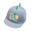 Baby Sun Hat Baby Boy Hats Soft Cotton Dinosaur Sunhat Eaves Baseball Cap Sun Hat Beret Kid (Light Blue, One Size) view 1