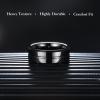 King Will Tungsten Carbide Wedding Band for Men Women-8mm Width in Black with Grooved Center Wedding Ring High Polished Suitable for Work, Gym Comfort Fit Size 8.5 view 3