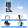 AUKSKY Original 2 Rechargeable Headlights for Shoe Charms, Light Attachment Shoe Accessory, Rechargebale Flashlight for Bike, Keychain, Camping, Backpack, Wheelchair LED Flashlight view 3