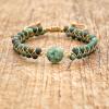 4mm Stone Braided Bracelet Double Layer Beads Friendship Bracelet Couple Handmade Jewelry,A278 view 1