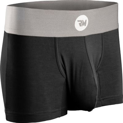 Real Men 3in Modal Boxer Briefs D Pouch 5xl 1pk Blk