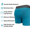 Real Men 3in Modal Boxer Briefs D Pouch 5xl 1pk Blk view 3