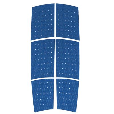 NDNCZDHC Surfboard Traction Pad, 6Pcs EVA Anti Slip Full Deck Grip Surfboard Boat Yacht Traction Pad for Stomp Skimboards, Surf Boards, Funboard, Fish Board(Blue)