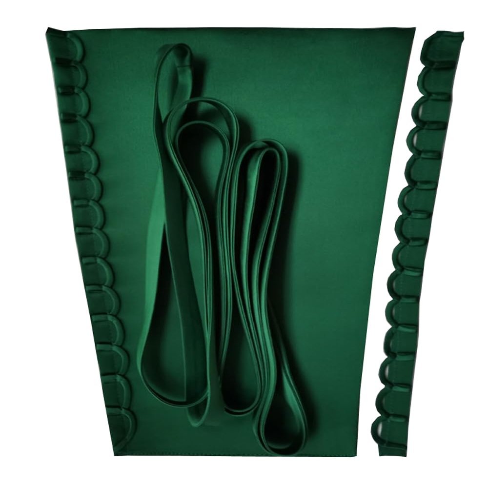 Cxapnstou Satin Adjustable Corset Kits to Replace a Zipper for Women Wedding Gown Dress,Blackish Green,16 Inches