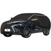 ACHETE Car Covers are Suitable for 2015-2024 Lexus NX 200t/NX 250/NX 300/NX 300h/NX 350/NX 350h/NX 450h+,Water, Rain, Sun and Snow Resistant Oxford Fabric Car Cover,with Side Door Zip (Color : Black view 1