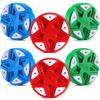 TOBWOLF 6 Pack Inline Roller Hockey Pucks for Indoor Outdoor Hockey, Street Hockey Pucks Driveway Hockey Puck Multifunctional Hockey Balls Off-ice Training Pucks for Controlled Passing & Shooting view 1